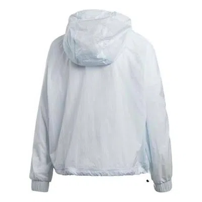 Adidas Originals (wmns) Adidas Athletics Cropped Wind.rdy Windbreaker Jacket Asia Sizing 'white'