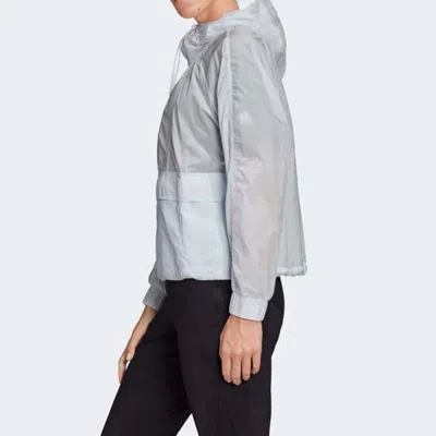 Adidas Originals (wmns) Adidas Athletics Cropped Wind.rdy Windbreaker Jacket Asia Sizing 'white'