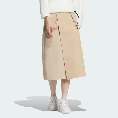 Adidas Originals (wmns) Adidas City Escape Cargo Skirt Asia Sizing 'beige' In Neutral