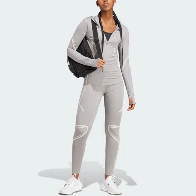 Adidas Originals (wmns) Adidas X Stella Mccartney Truepace Running Leggings 'grey' In Gray