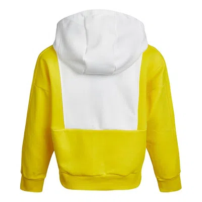 Adidas Originals (wmns) Adidas Street Jacket 'yellow White' In Green