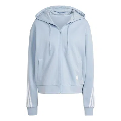 Adidas Originals (wmns) Adidas Future Icons 3-stripes Full-zip Hoodie Jackets 'blue'