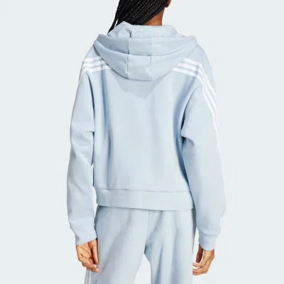 Adidas Originals (wmns) Adidas Future Icons 3-stripes Full-zip Hoodie Jackets 'blue'