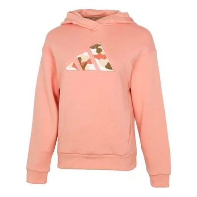 Adidas Originals (wmns) Adidas Camouflage Logo Printing Hoodie Orange