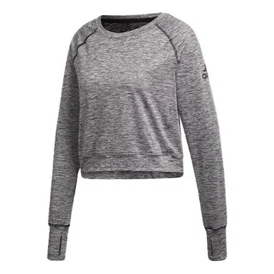 Adidas Originals (wmns) Adidas Stella Mccartney Open Back Cover T-shirt 'grey' In Gray