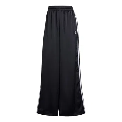 Adidas Originals (wmns) Adidas Adicolor Satin Wide Leg Track Pants Asia Sizing 'black'