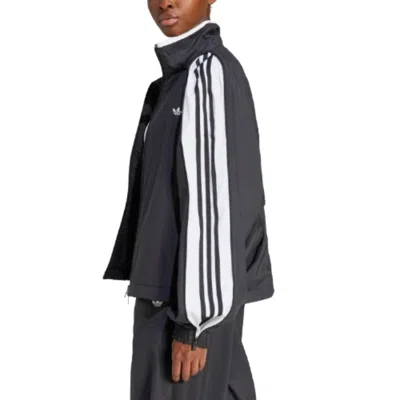 Adidas Originals (wmns) Adidas Adilenium Season 3 Zip Track Top 'black White' In Multi