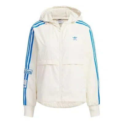 Adidas Originals (wmns) Adidas Always Original Windbreaker 'white Blue' In Multi