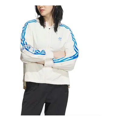 Adidas Originals (wmns) Adidas Always Original Windbreaker 'white Blue' In Multi
