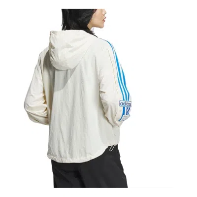 Adidas Originals (wmns) Adidas Always Original Windbreaker 'white Blue' In Multi