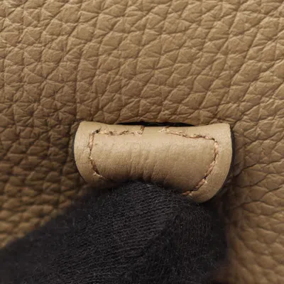 Pre-owned Hermes Mini Beige Taurillon Clemence Leather Shoulder Bag () In Sand