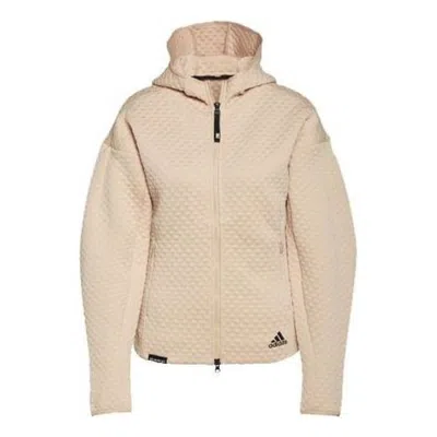 Adidas Originals (wmns) Adidas Z.n.e. Sportswear Full Zip Hoodie 'pink' In Neutral