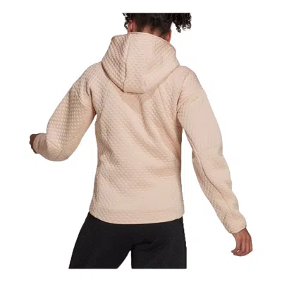 Adidas Originals (wmns) Adidas Z.n.e. Sportswear Full Zip Hoodie 'pink' In Neutral