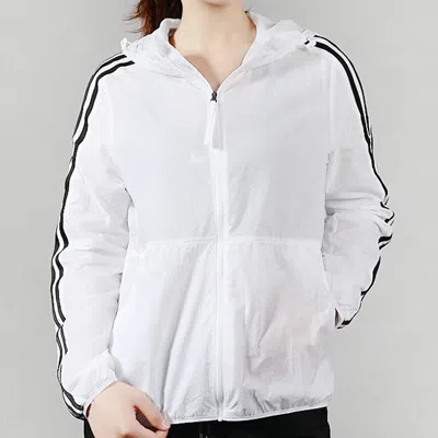 Adidas Originals (wmns) Adidas Hooded Windbreaker Jacket White