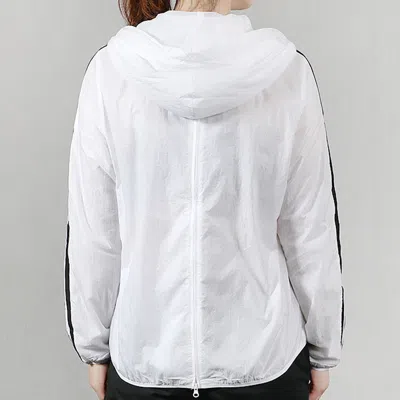 Adidas Originals (wmns) Adidas Hooded Windbreaker Jacket White