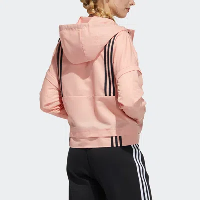 Adidas Originals (wmns) Adidas Str Jkt Light Detachable Sleeve Sports Pink Red Jacket