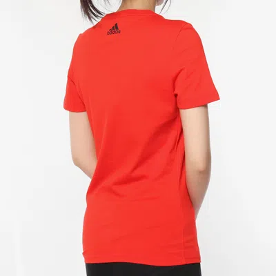 Adidas Originals (wmns) Adidas Foil Sports Stylish Round Neck Short Sleeve Red