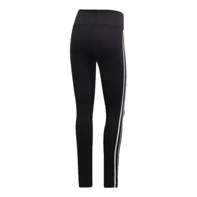 Adidas Originals (wmns) Adidas Designed 2 Move 3-stripes High-rise Long Tights Asia Sizing 'black White'
