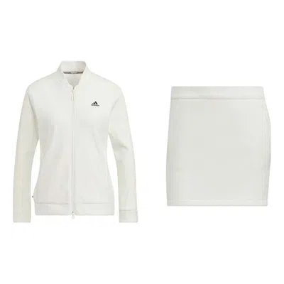 Adidas Originals (wmns) Adidas 3-stripe  Two-piece Long Sleeve Suit 'white'