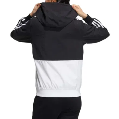 Adidas Originals (wmns) Adidas Essentials Woven Jacket 'black White'