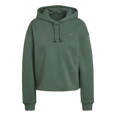 Adidas Originals (wmns) Adidas All Szn Fleece Hoodie 'green'