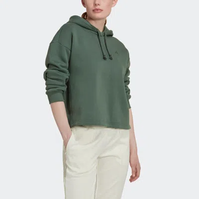 Adidas Originals (wmns) Adidas All Szn Fleece Hoodie 'green'