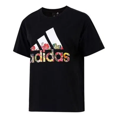 Adidas Originals (wmns) Adidas Flower Graphic T-shirt 'black White'