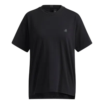 Adidas Originals (wmns) Adidas Wording Loose Fit T-shirt 'black'