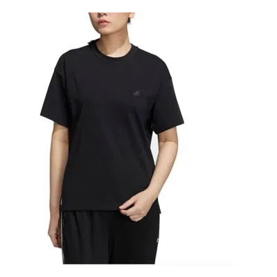 Adidas Originals (wmns) Adidas Wording Loose Fit T-shirt 'black'