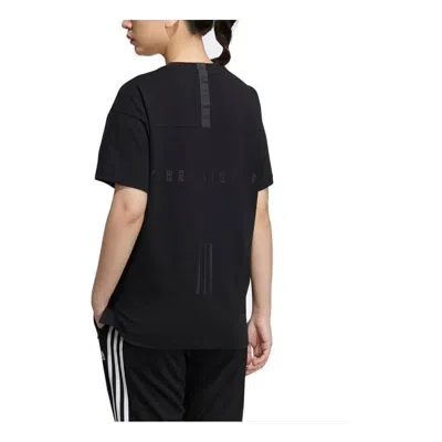 Adidas Originals (wmns) Adidas Wording Loose Fit T-shirt 'black'