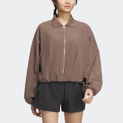 Adidas Originals (wmns) Adidas Future Of Tech Shirt Jackets 'brown'