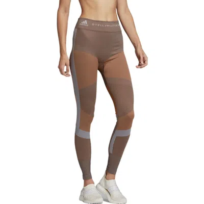 Adidas Originals (wmns) Adidas Stella Mccartney Running Leggings Asia Sizing 'olive Green' In Brown