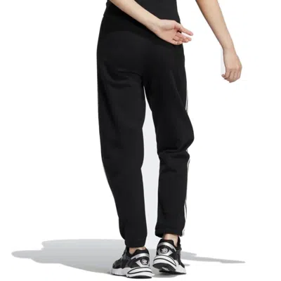 Adidas Originals (wmns) Adidas 3-stripes Casual Knit Track Pants Asia Sizing 'black White'