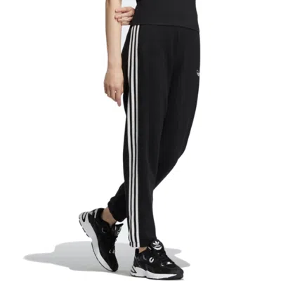 Adidas Originals (wmns) Adidas 3-stripes Casual Knit Track Pants Asia Sizing 'black White'