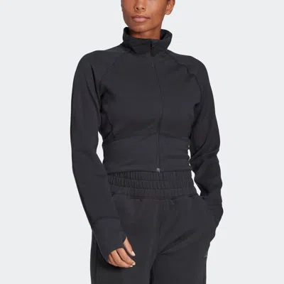 Adidas Originals (wmns) Adidas Aeroready Studio Cropped Jacket 'black'