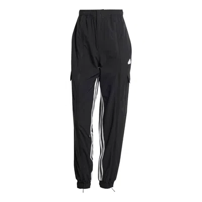 Adidas Originals (wmns) Adidas Express All-gender Cargo Pants 'black White Asia Sizing In Multi