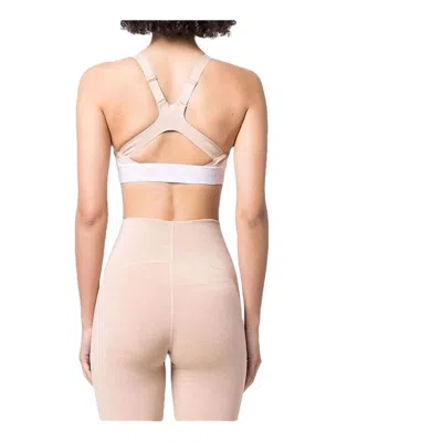Adidas Originals (wmns) Adidas By Stella Mccartney Truepurpose Medium Support Bra 'white Beige' In Multi