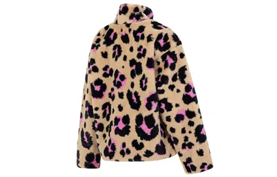 Adidas Originals (wmns) Adidas Neo Vbe Jackets 'tan Black Pink' In Multi