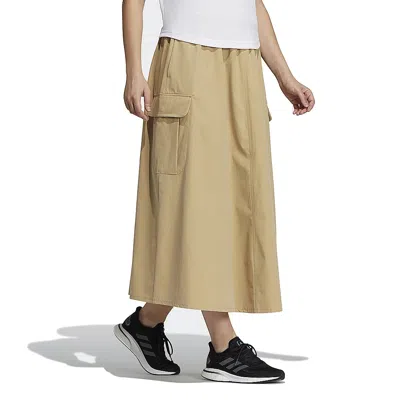 Adidas Originals (wmns) Adidas Prsve Skirt 'tan' In Brown
