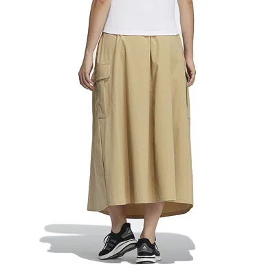 Adidas Originals (wmns) Adidas Prsve Skirt 'tan' In Brown