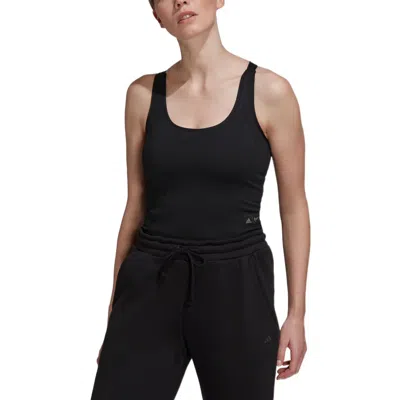 Adidas Originals (wmns) Adidas Parley Run For The Oceans Cropped Tank Top 'black'