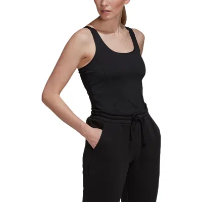 Adidas Originals (wmns) Adidas Parley Run For The Oceans Cropped Tank Top 'black'