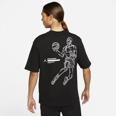 Nike As M J 23eng Ss Crew Black