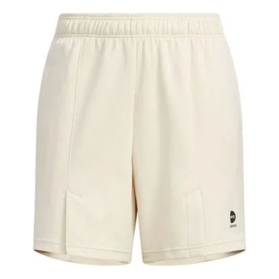 Adidas Originals (wmns) Adidas Neo Essentials Shorts 4 'beige' In Neutral