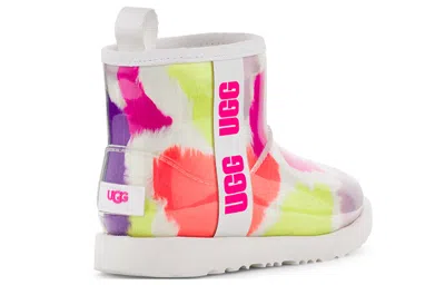 Ugg (wmns)  Classic Clear Mini Party Spots Boot 'white' In Multi