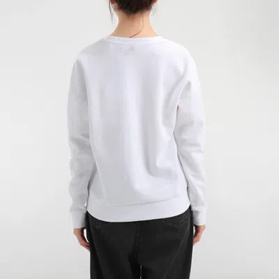 Adidas Originals (wmns) Adidas Athleisure Casual Sports Round Neck Pullover White Hoodie