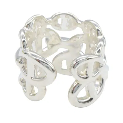 Pre-owned Hermes Silver Silver 925 Band Ring ()