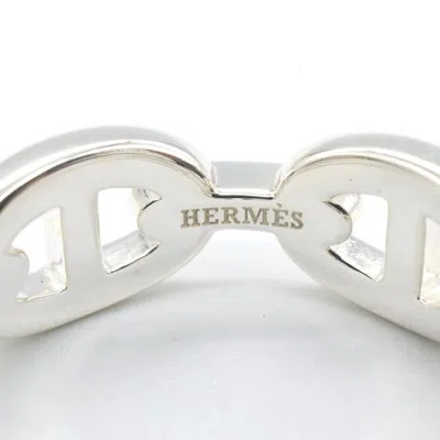 Pre-owned Hermes Silver Silver 925 Band Ring ()