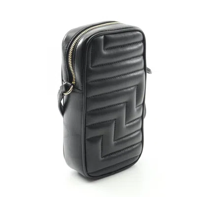 Pre-owned Jimmy Choo Black Leather Shoulder Bag ()