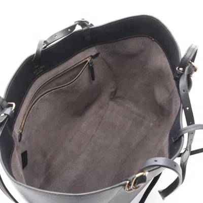 Pre-owned Jimmy Choo Black Leather Tote Bag ()